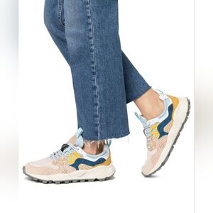 Flower YAMANO 3 WOMAN mountain pink sneakers 8